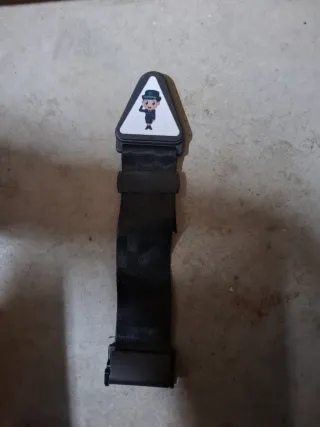 Dos Triángulo protector cinturón seguridad coche