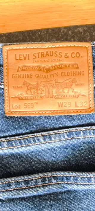 Pantalón Levi's 569 W29 L32 Azul