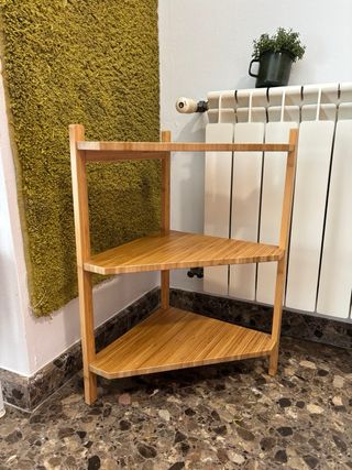 Estantería esquina bambú ( Ikea )