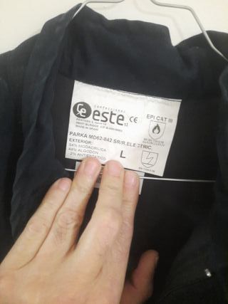 Chaqueta de trabajo azul,las mangas se quitan...