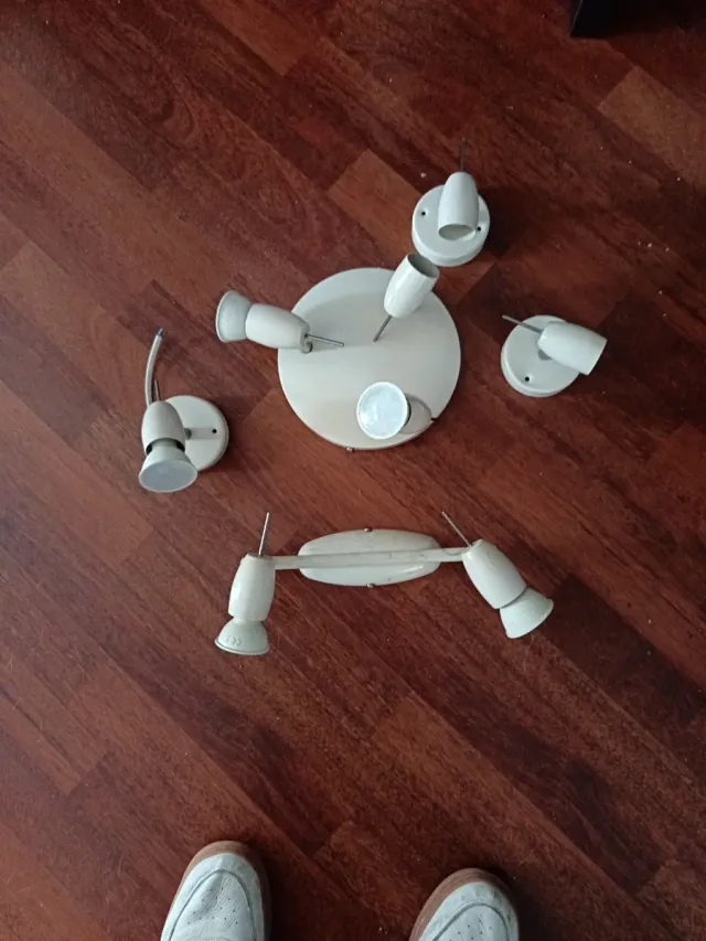 Conjunto focos iluminación blanco