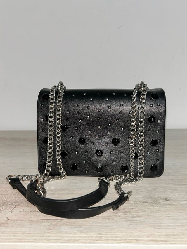 Bolso Parfois negro con brillantes