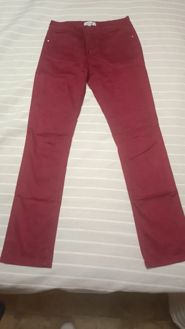 Pantalón de vestir rojo