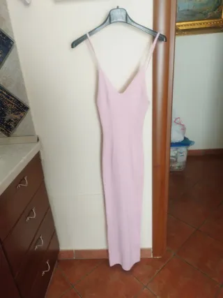Abito lungo rosa