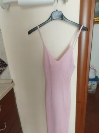 Abito lungo rosa