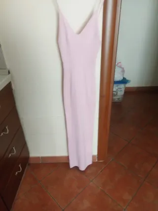 Abito lungo rosa