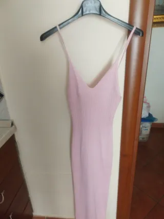 Abito lungo rosa