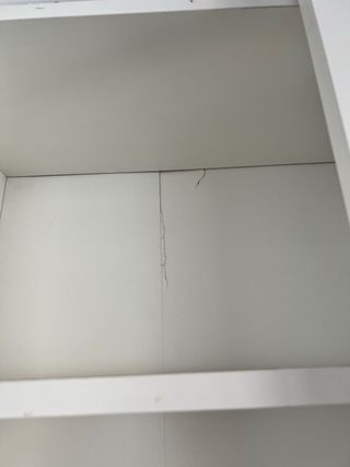 Estantería vitrina Billy con puertas blancas