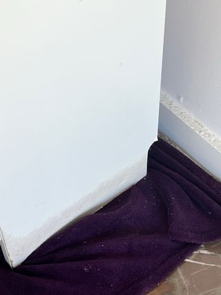 Estantería vitrina Billy con puertas blancas