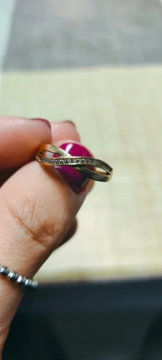 Anillo infinito oro 18 quilates