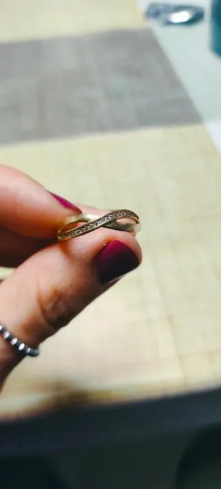 Anillo infinito oro 18 quilates