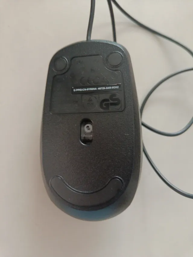 Ratón Dell Gris y Blanco