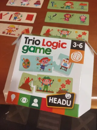 Gioco logico per bambini Headu Trio Logic