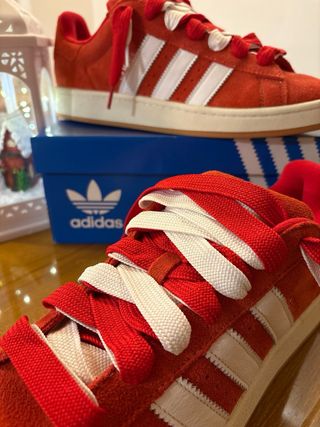Adidas Campus Rosse e Bianche