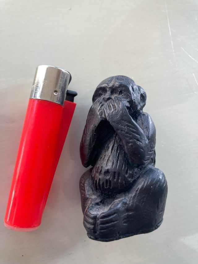 Figuras Monos Ver, Oír y Callar Madera