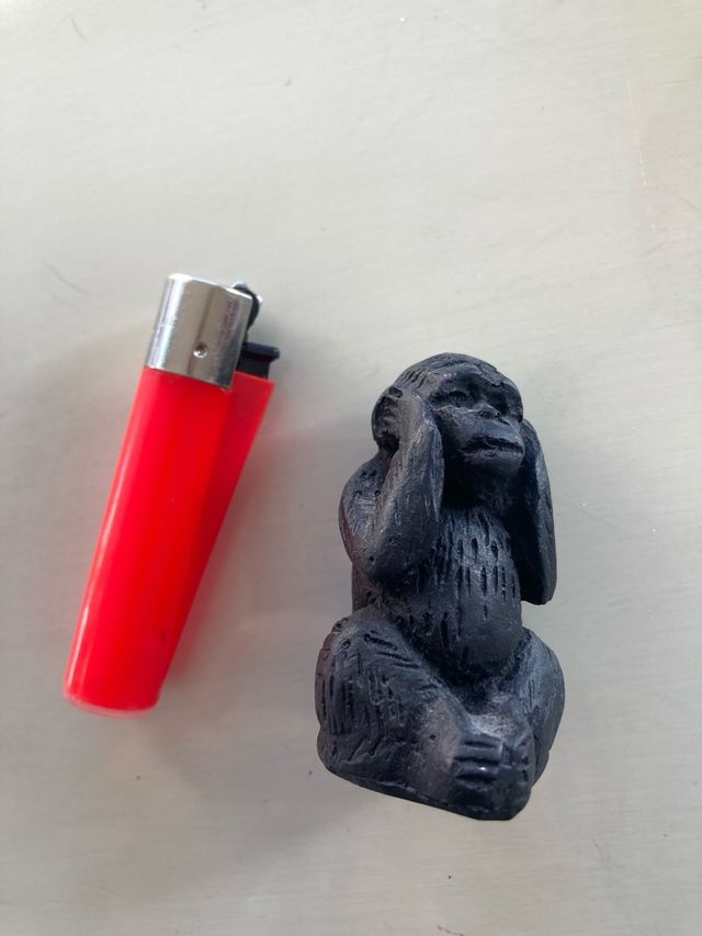 Figuras Monos Ver, Oír y Callar Madera