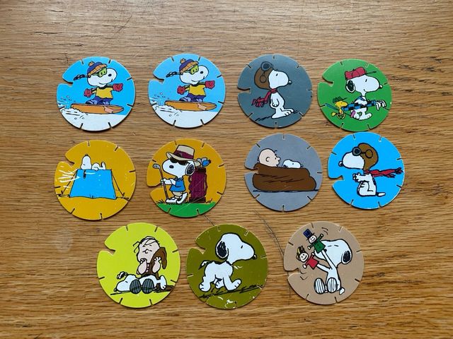 Colección Tazos Snoopy