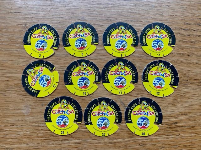 Colección Tazos Snoopy