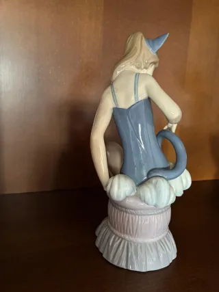 Figuras Lladró Kitty Girl y Bunny Girl.