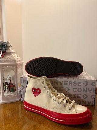 Converse x Comme des Garçons Beige/Rosso