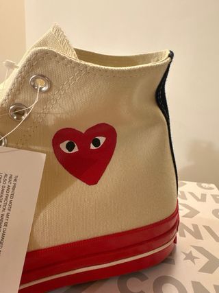 Converse x Comme des Garçons Beige/Rosso