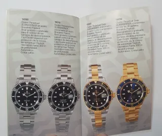 Catálogo Rolex Oyster