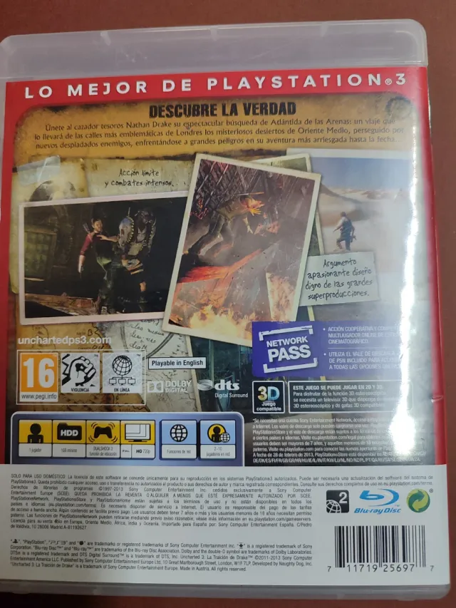 Uncharted 3: A Traição de Drake PS3 Essentials