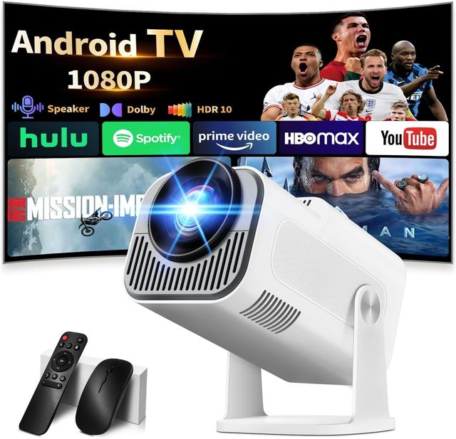 Mini Proyector Android TV 1080P WiFi