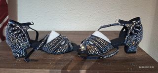 Zapatos de baile salsa/salón tacón 3.5cm, a estren