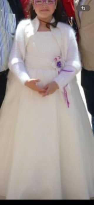 Vestido y zapatos de Comunión