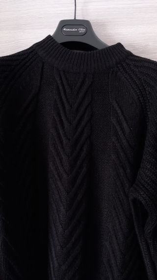 Abito maglia nero tg L