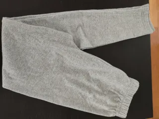 Mallas de algodón grises de 90 cm largo Cintura 27