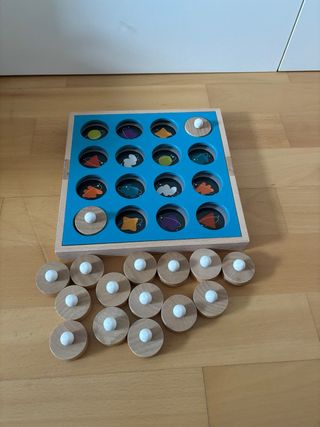 Juego de memoria de madera