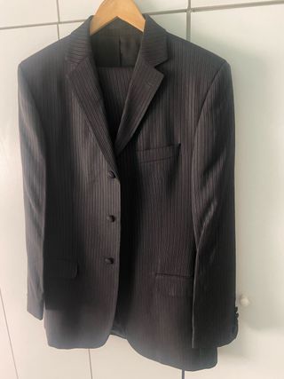 Traje de novio rayas