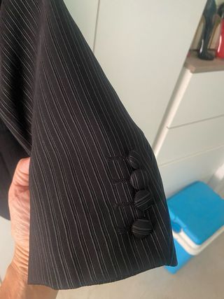 Traje de novio rayas