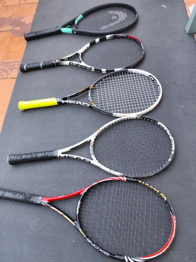 5 Raquetas de Tenis