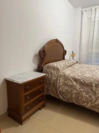 Dormitorio madera 135cm