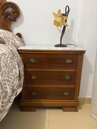 Dormitorio madera 135cm