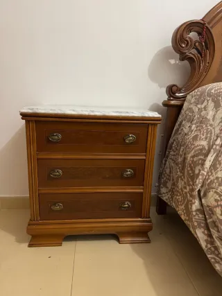Dormitorio madera 135cm
