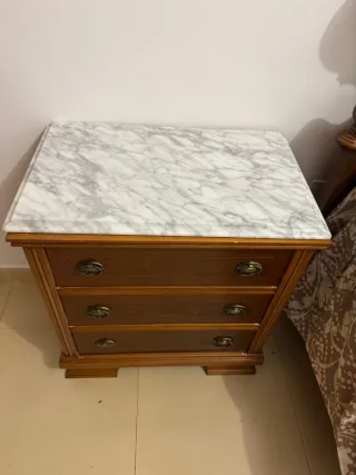 Dormitorio madera 135cm