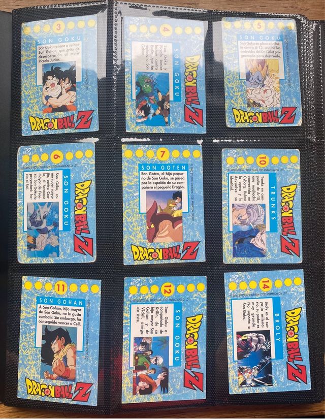 Cromos Dragon Ball Z Colección