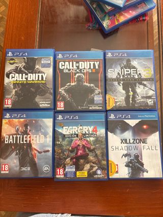 PS4: Call of Duty, Battlefield, Far Cry, Killzone
