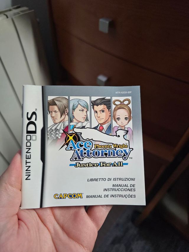 Ace Attorney Justice For All Nintendo DS