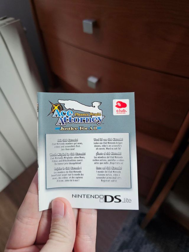 Ace Attorney Justice For All Nintendo DS