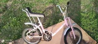 Bicicleta Motoreta Infantil Rosa