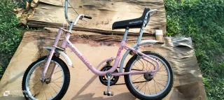 Bicicleta Motoreta Infantil Rosa