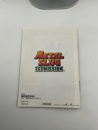 Metal Slug 1st Mission Neo Geo Pocket