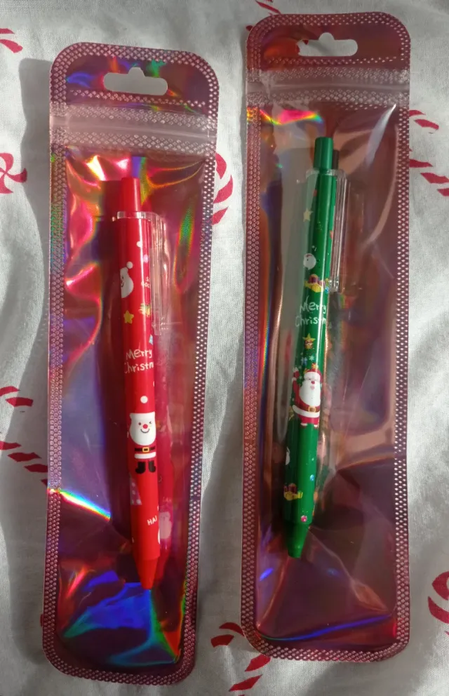 BOLÍGRAFOS NAVIDEÑOS PARA REGALO