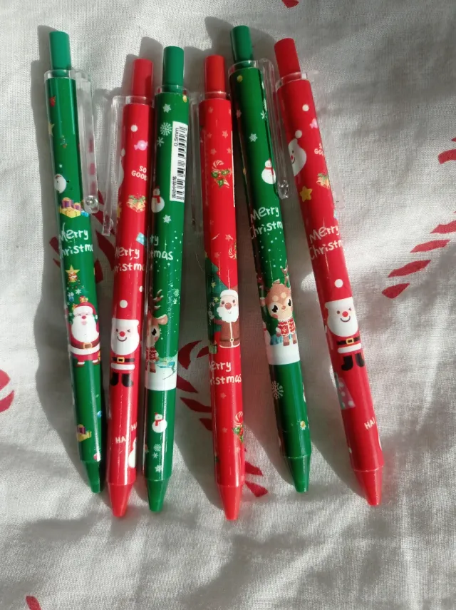 BOLÍGRAFOS NAVIDEÑOS PARA REGALO