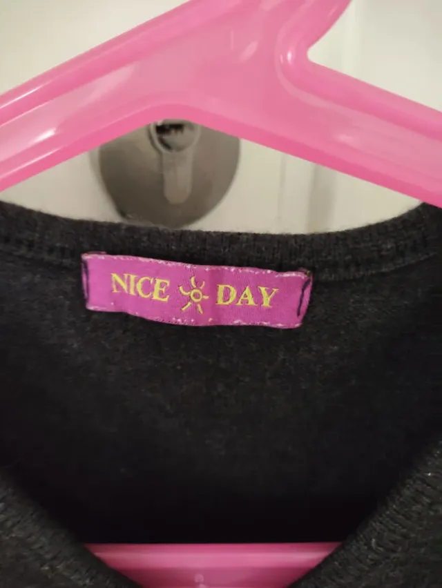 Vestido punto Sweet Years negro talla S Largo 92